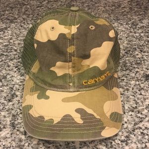 Cathartt snap-back camo hat